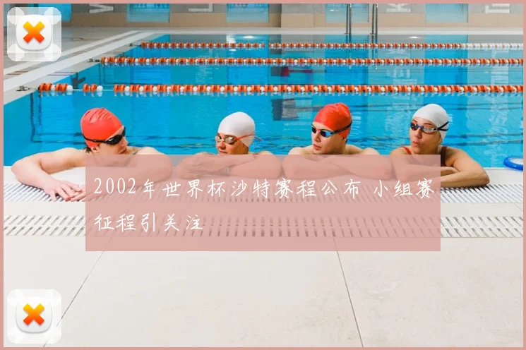 2002年世界杯沙特赛程公布 小组赛征程引关注